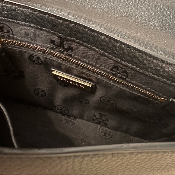 Tory Burch Black Pebbled Leather Shoulder Bag - Picture 3 of 3